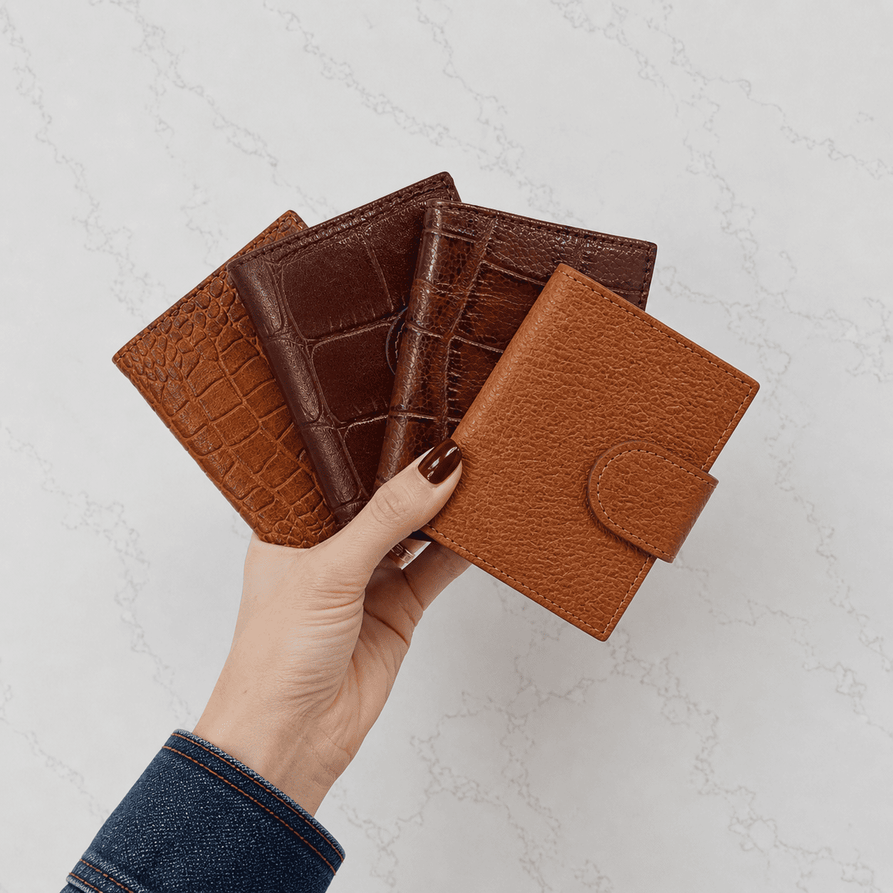 کیف پول چرم طبیعی 4
