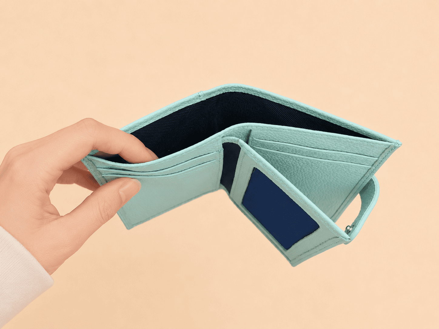 کیف پول و جاکارتی زنانه - چرم طبیعی 2