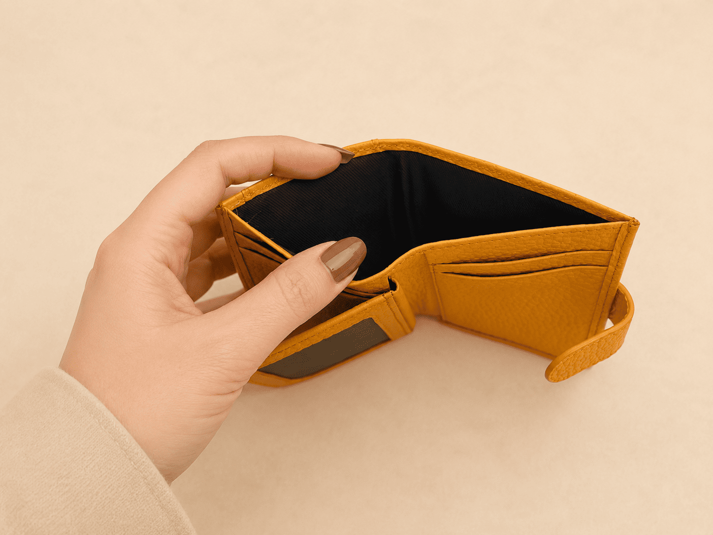 کیف پول و جاکارتی زنانه - چرم طبیعی 2